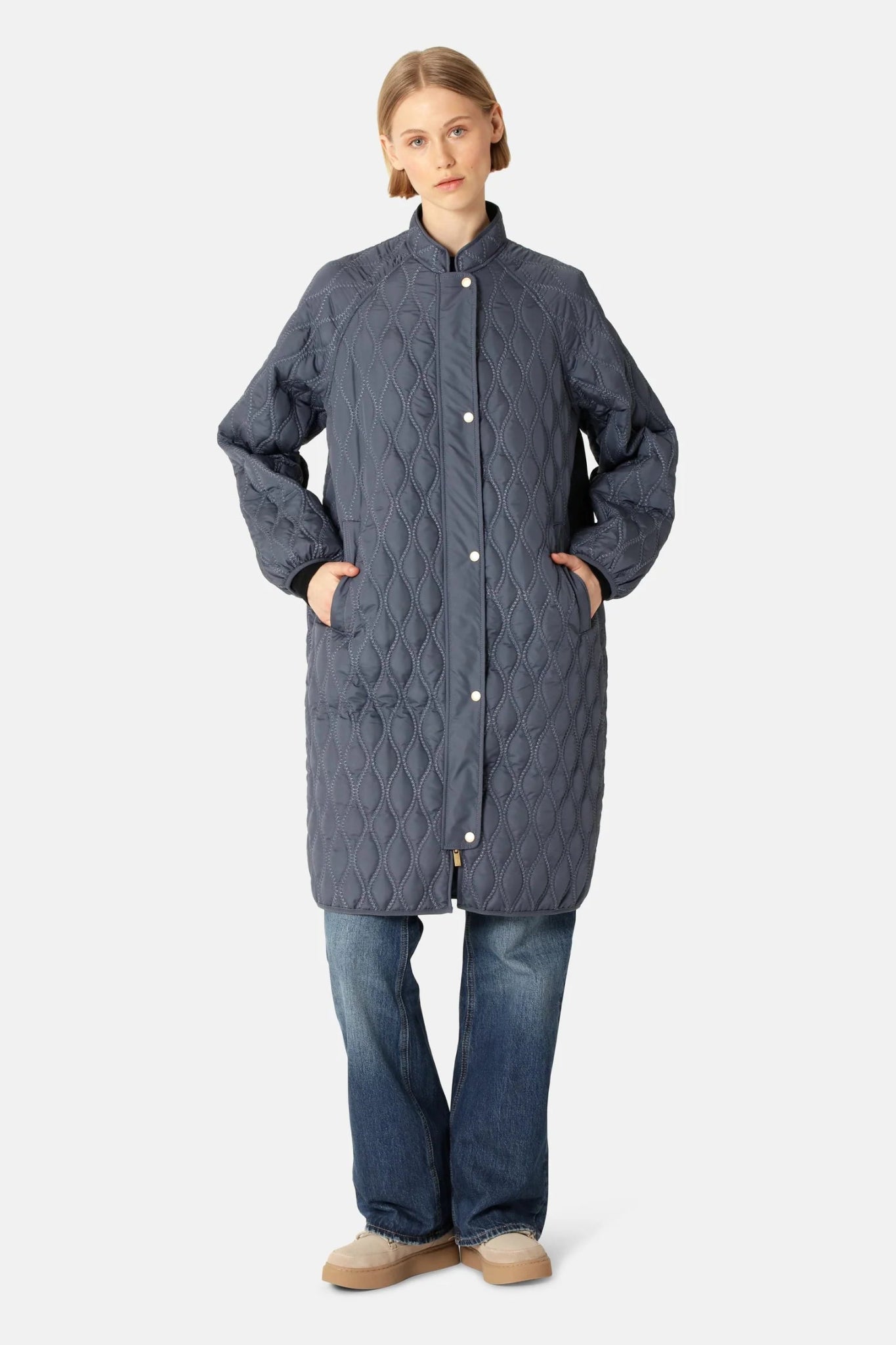 Long Quilt JacketJacketsPosh Boutique