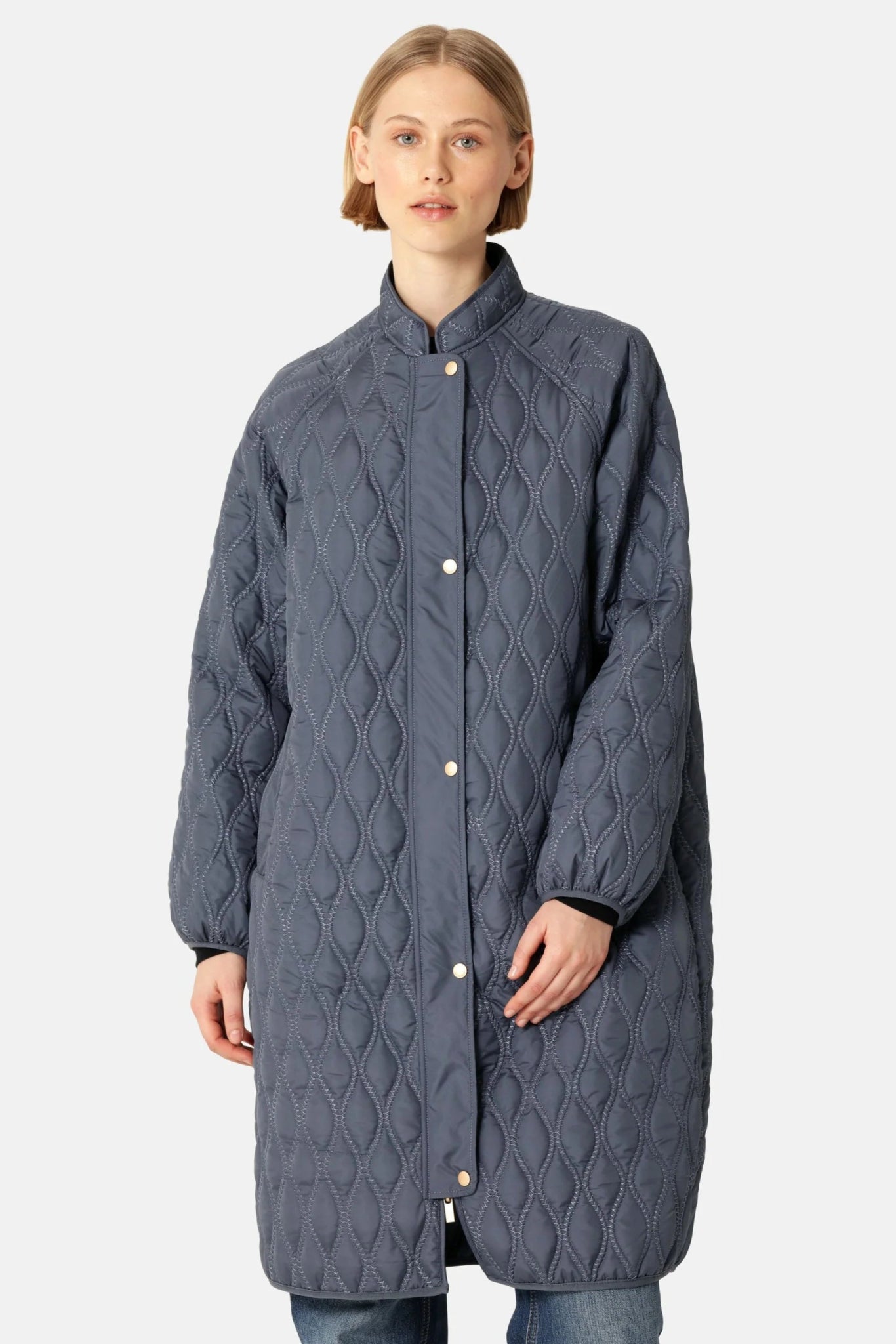 Long Quilt JacketJacketsPosh Boutique