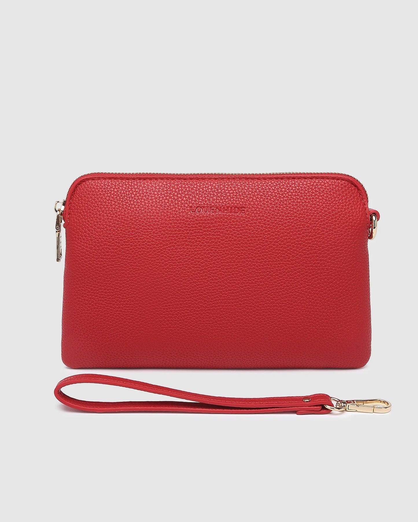 Louenhide Poppy Wristlet - RedHandbagsPosh Boutique