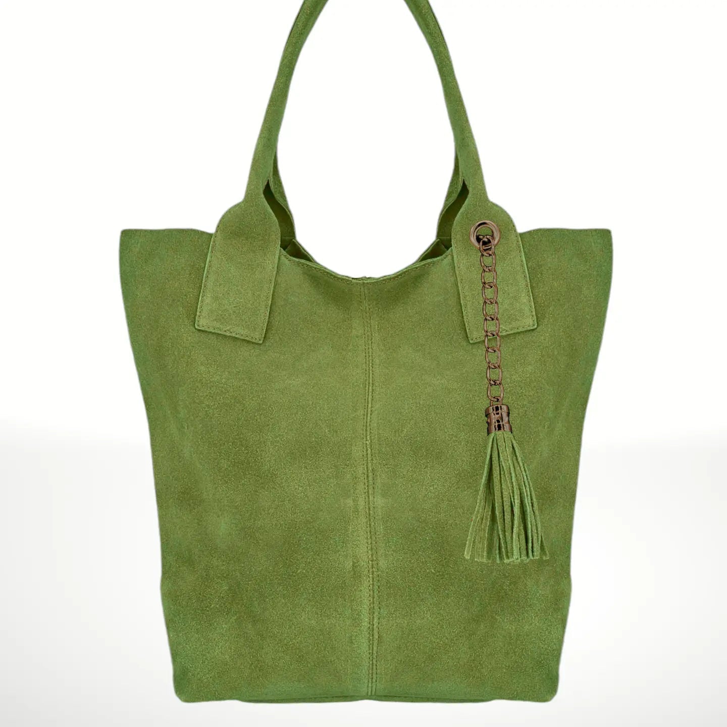 Marely Suede Leather Tote BagHandbagsPosh Boutique