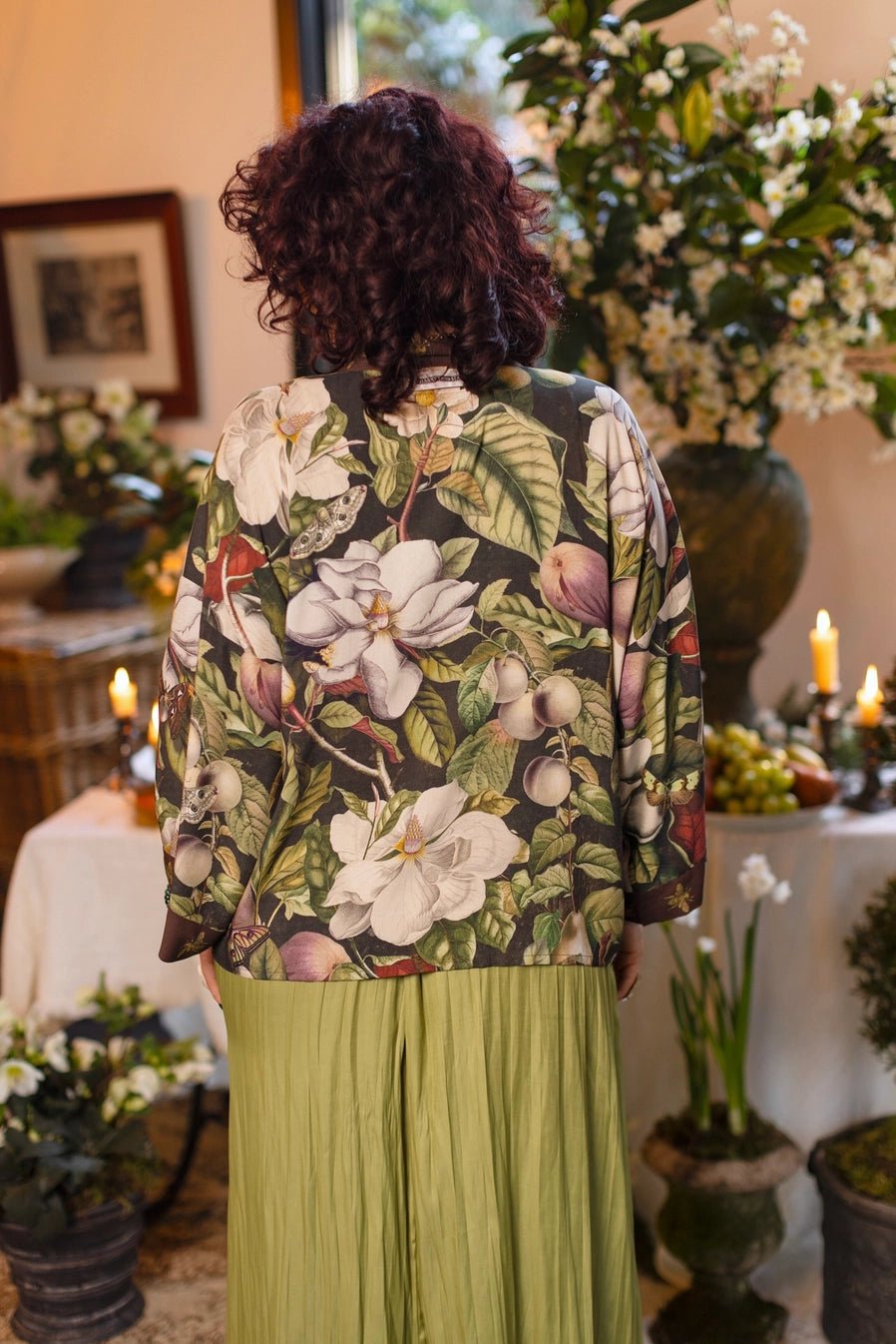 Market of Stars Fleur De Lune Crop KimonoScarvesPosh Boutique
