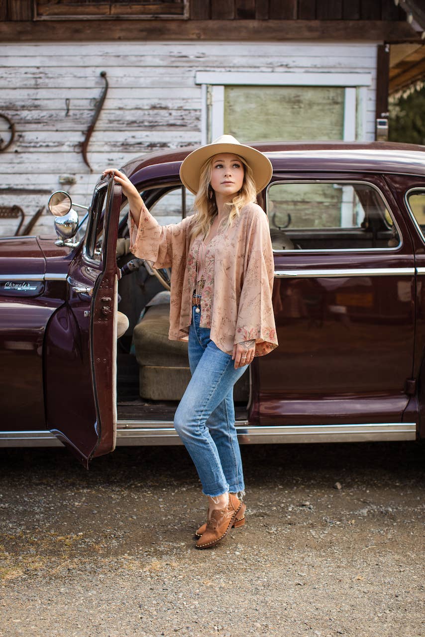 Market of Stars Map of My Heart Cropped KimonoScarvesPosh Boutique