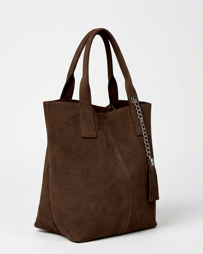 Marley Suede Tote BagHandbagsPosh Boutique