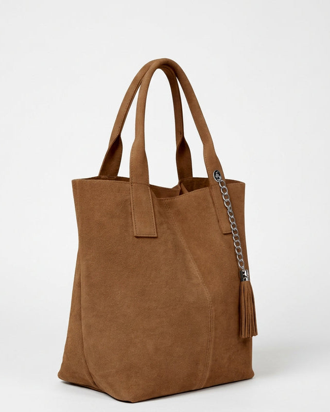 Marley Suede Tote BagHandbagsPosh Boutique