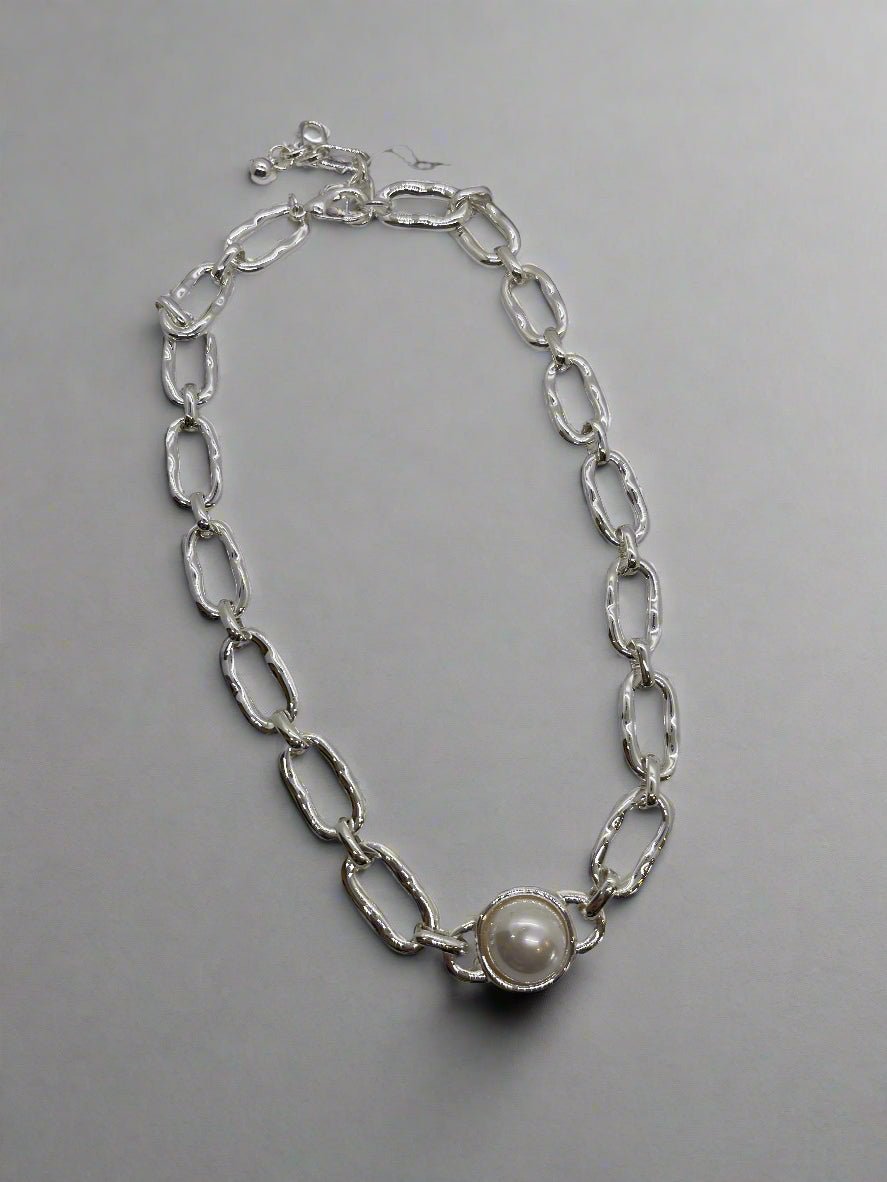Merx Chunky Pearl Pendant NecklaceJewelryPosh Boutique