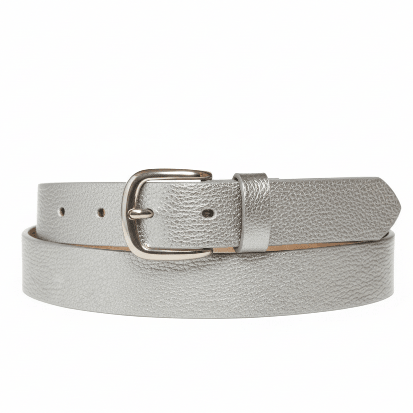 Metallic Leather Belt 25560BeltsPosh Boutique