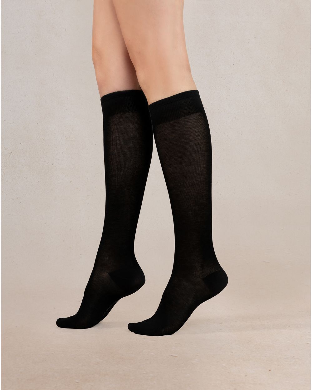 Silk Knee-High Socks
