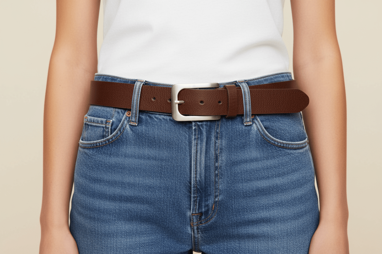 Nickel Buckle BeltBeltsPosh Boutique