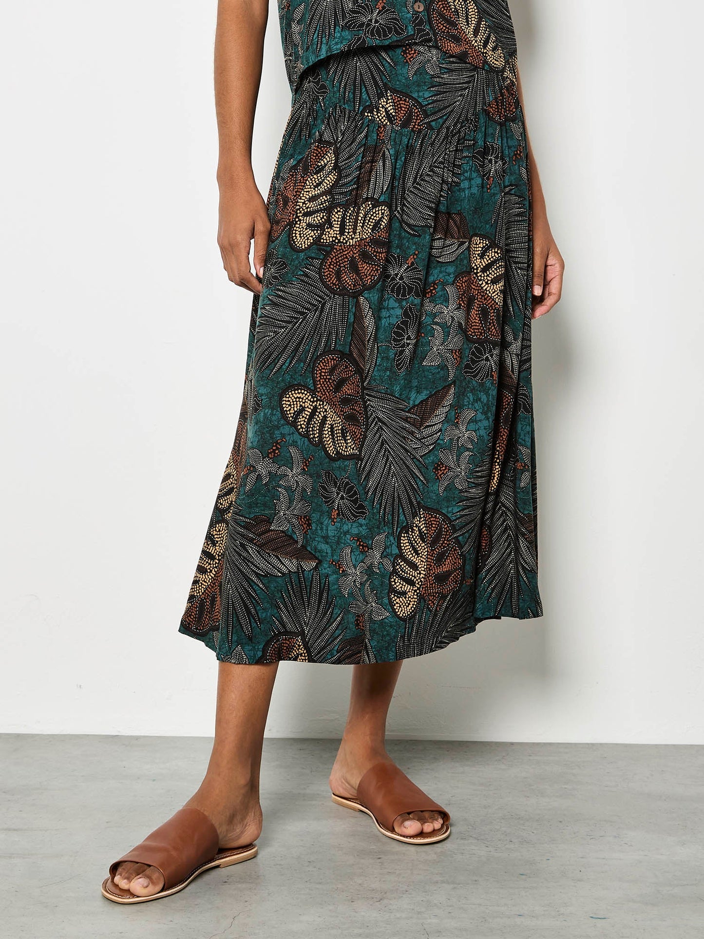 Palm Tree Maxi SkirtSkirtsPosh Boutique