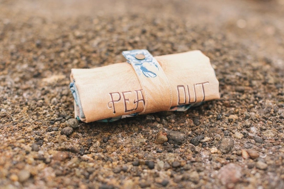 Peace Out Linen Tote BagHandbagsPosh Boutique