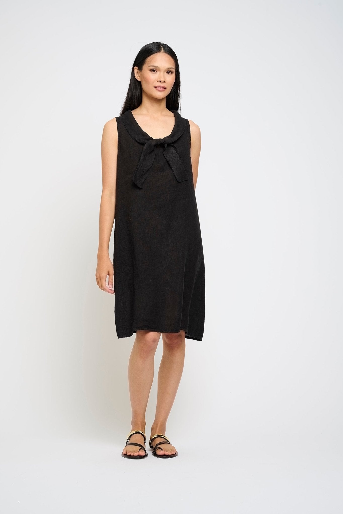 Pistache Linen Bow DressDressesPosh Boutique