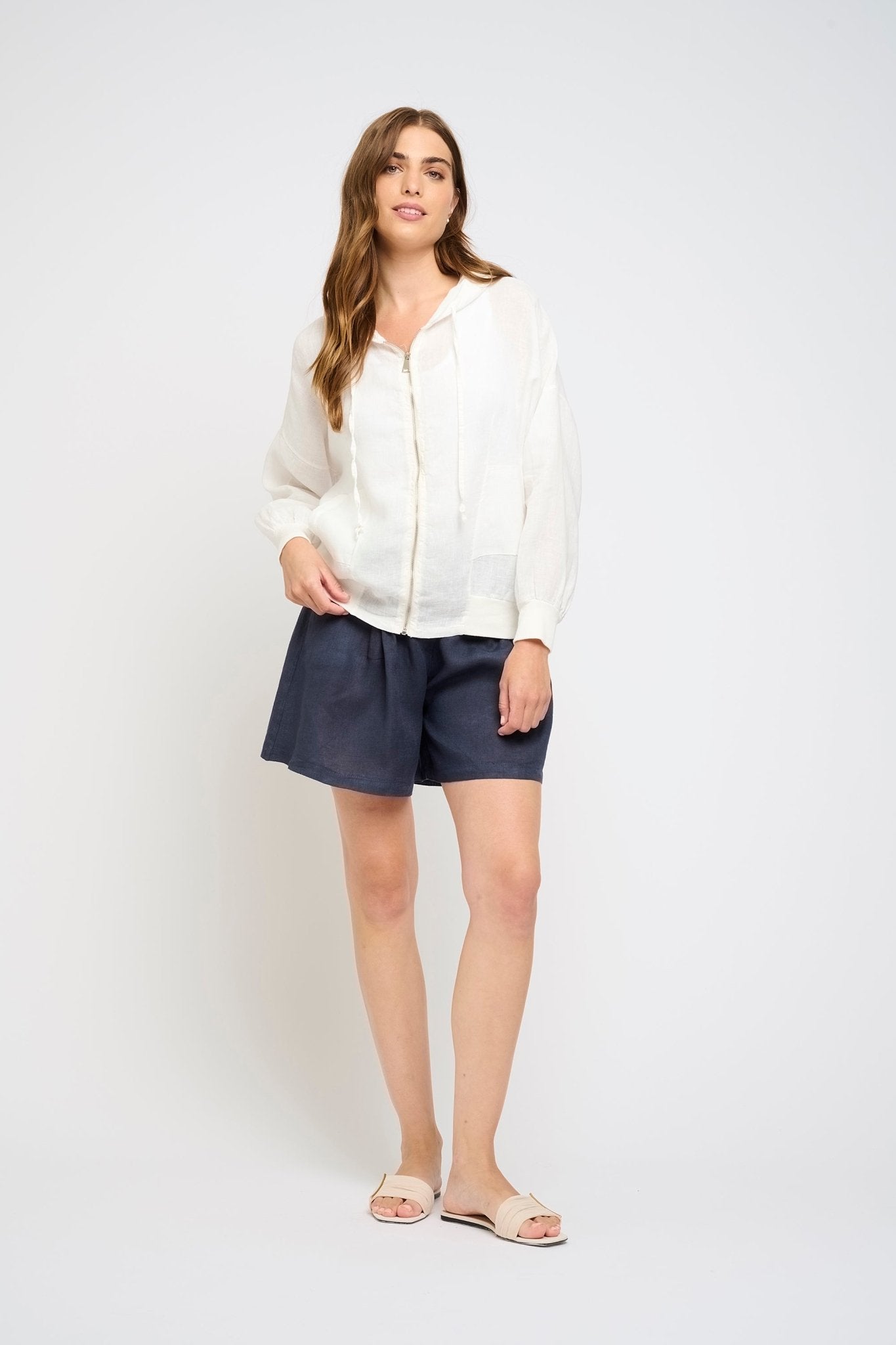 Pistache Zip up HoodiePosh Boutique