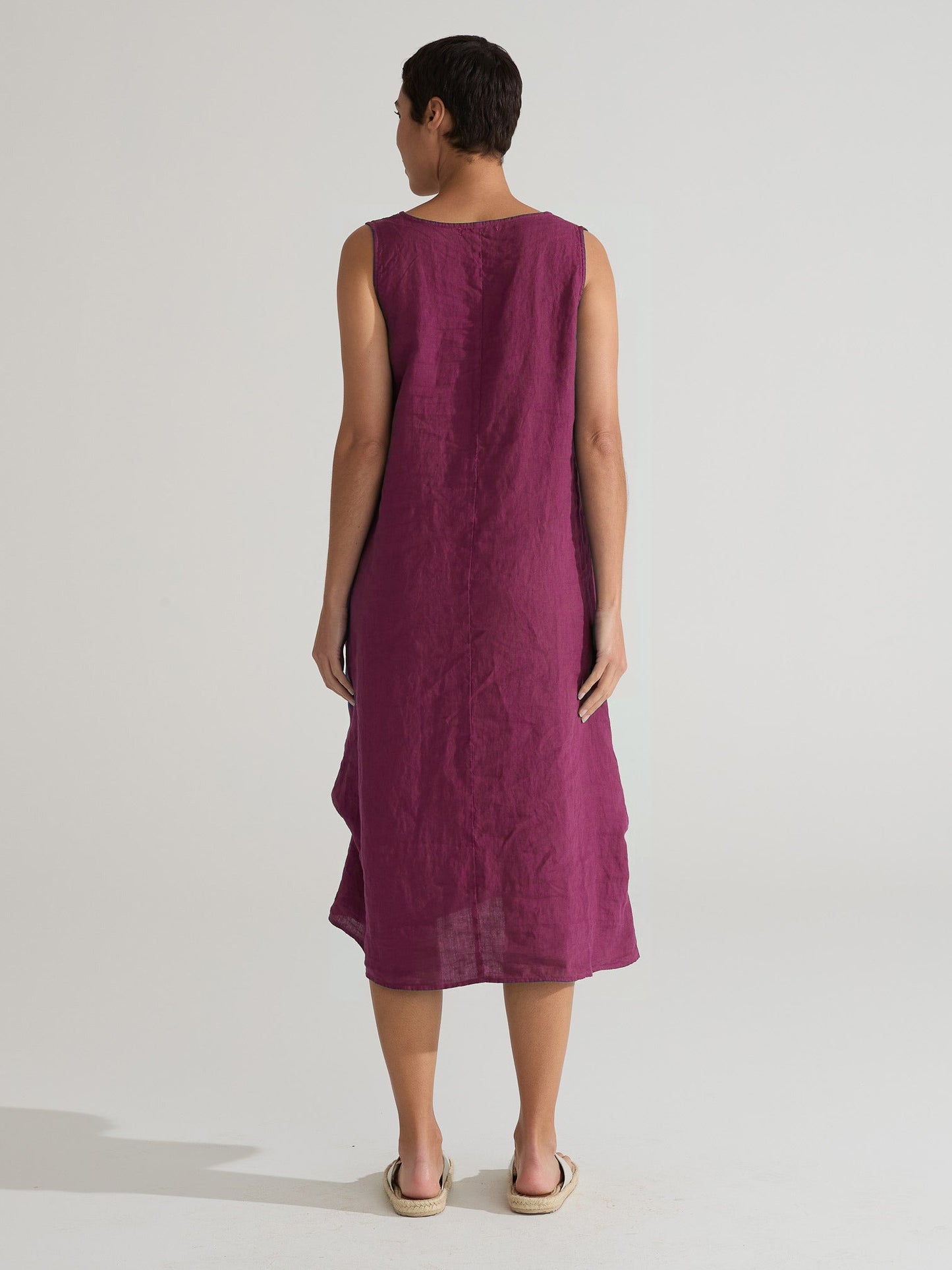 Posh Linen Rhubarb Tie DressDressesPosh Boutique