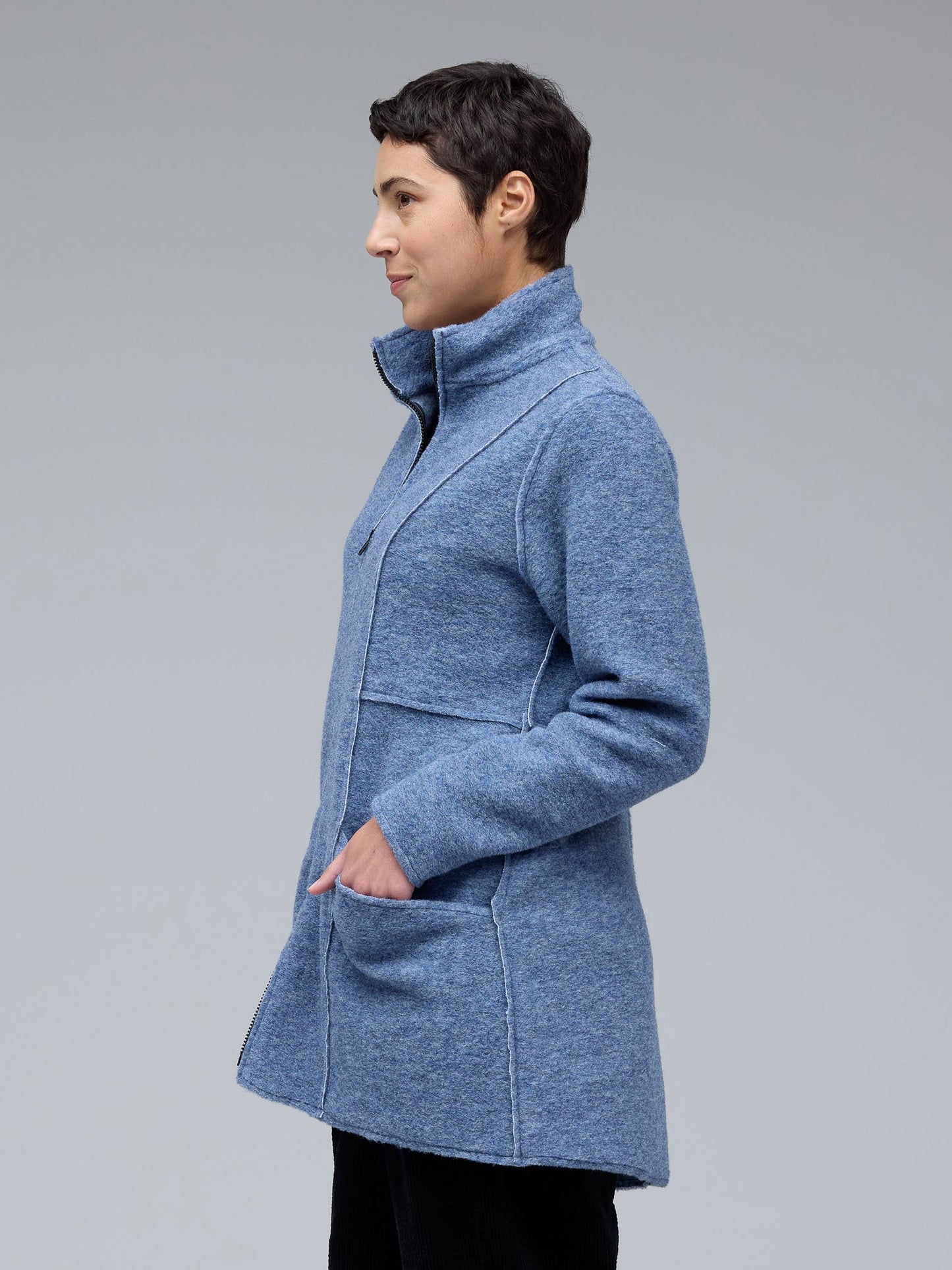 Posh Wool Zip JacketJacketsPosh Boutique