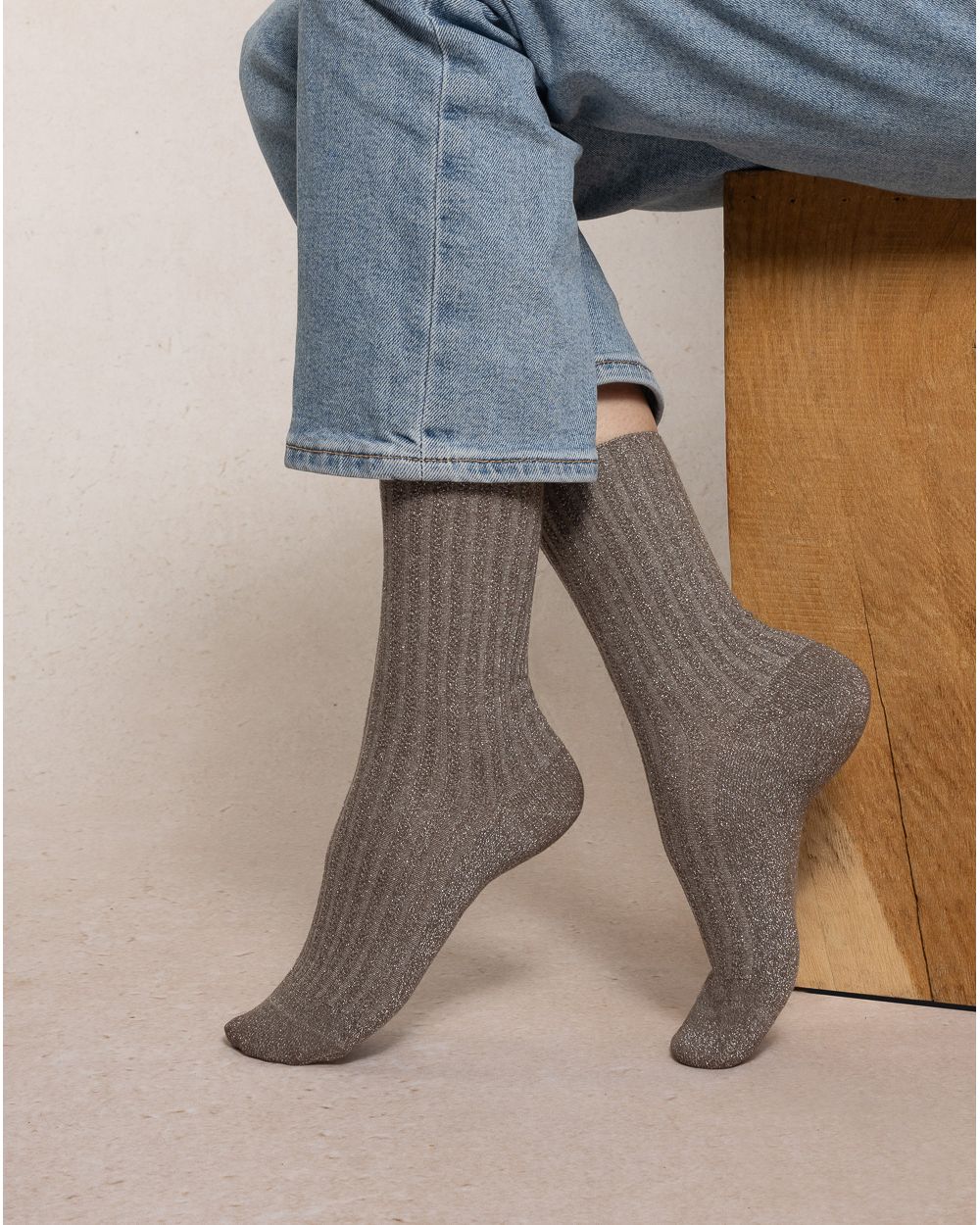 Ribbed Sparkly SockssocksPosh Boutique
