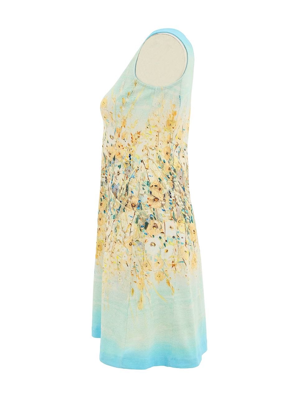 “Shoreline Flowers" A - Line DressPosh Boutique