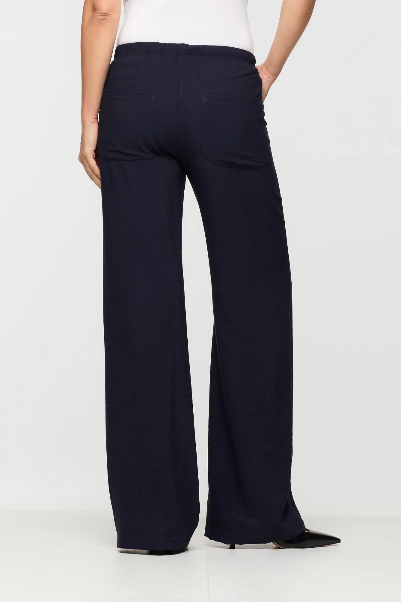 Slip - On Tie PantPantsPosh Boutique