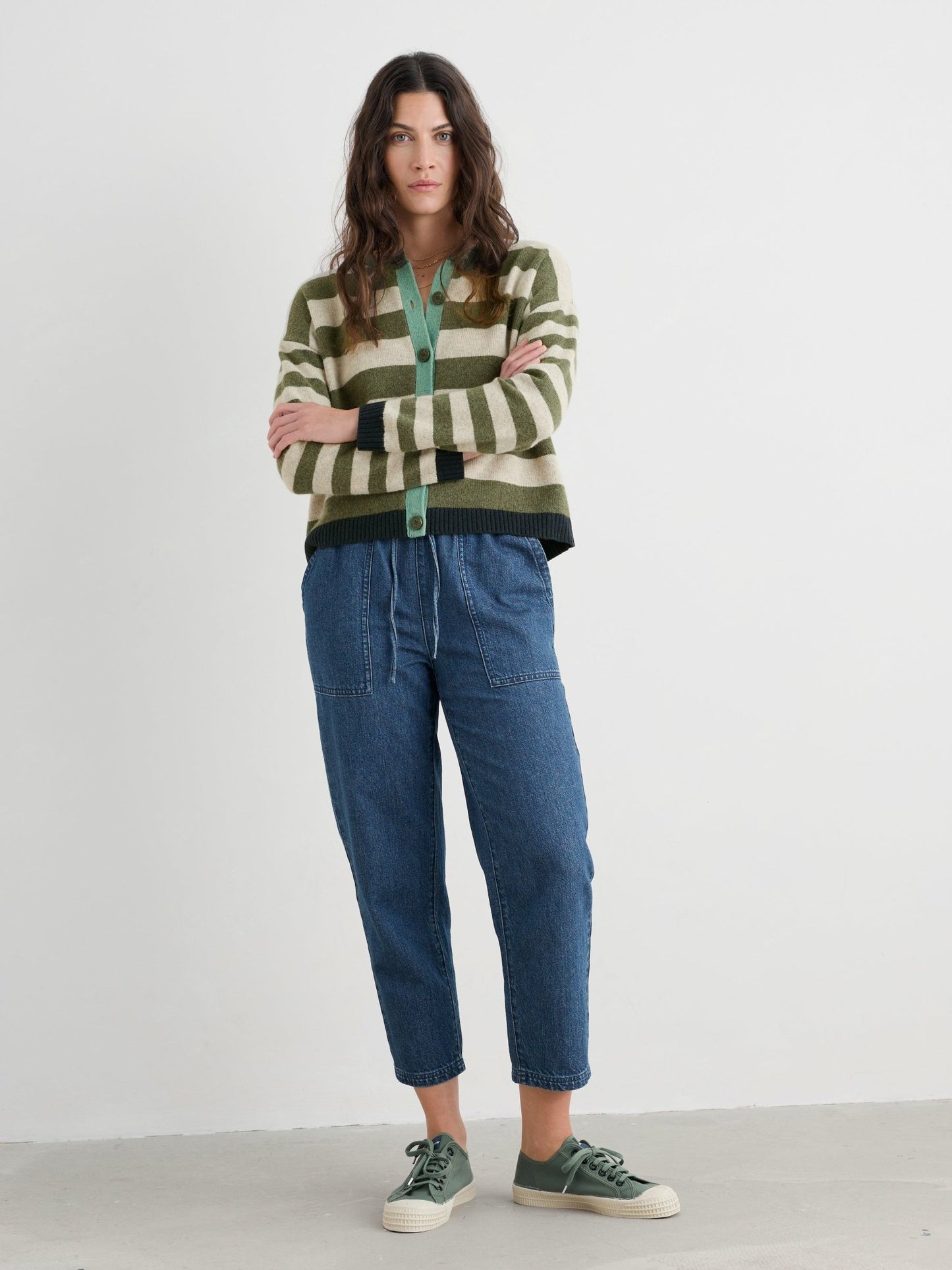 Striped CardiganSweatersPosh Boutique