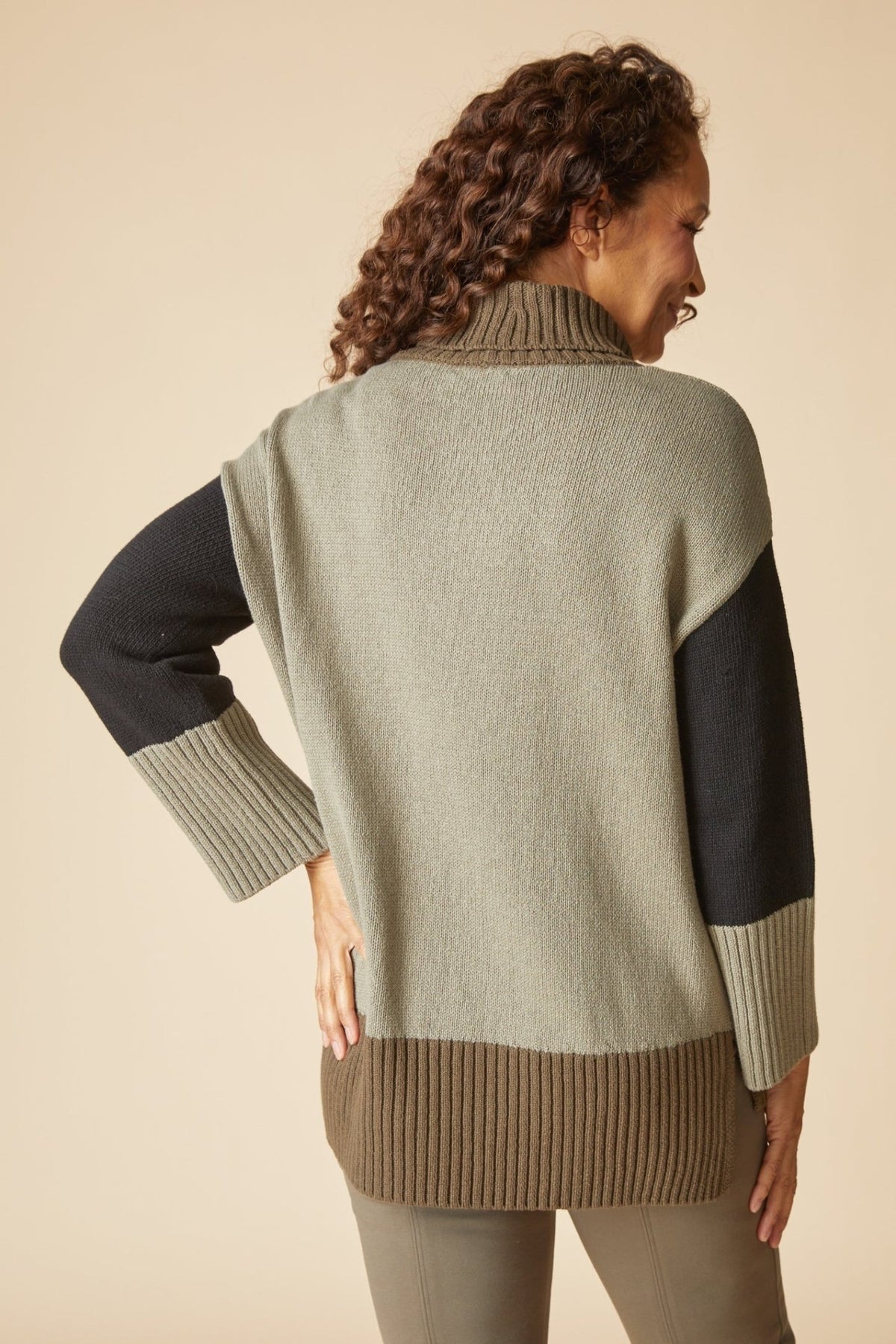 Tunic Block SweaterSweatersPosh Boutique