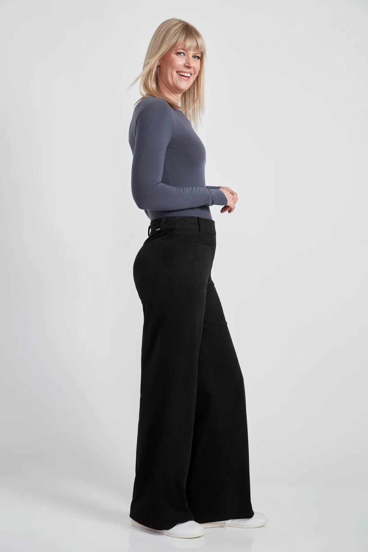UP! Wide Leg Pant With PocketPantsPosh Boutique