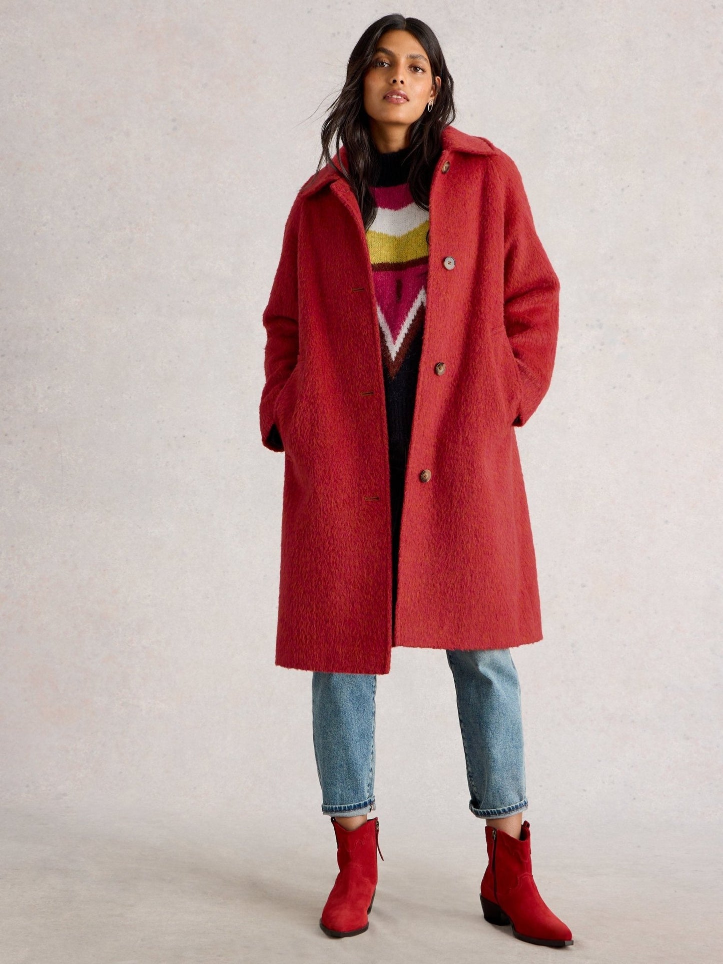 White Stuff Kelsey Wool Blend CoatJacketsPosh Boutique