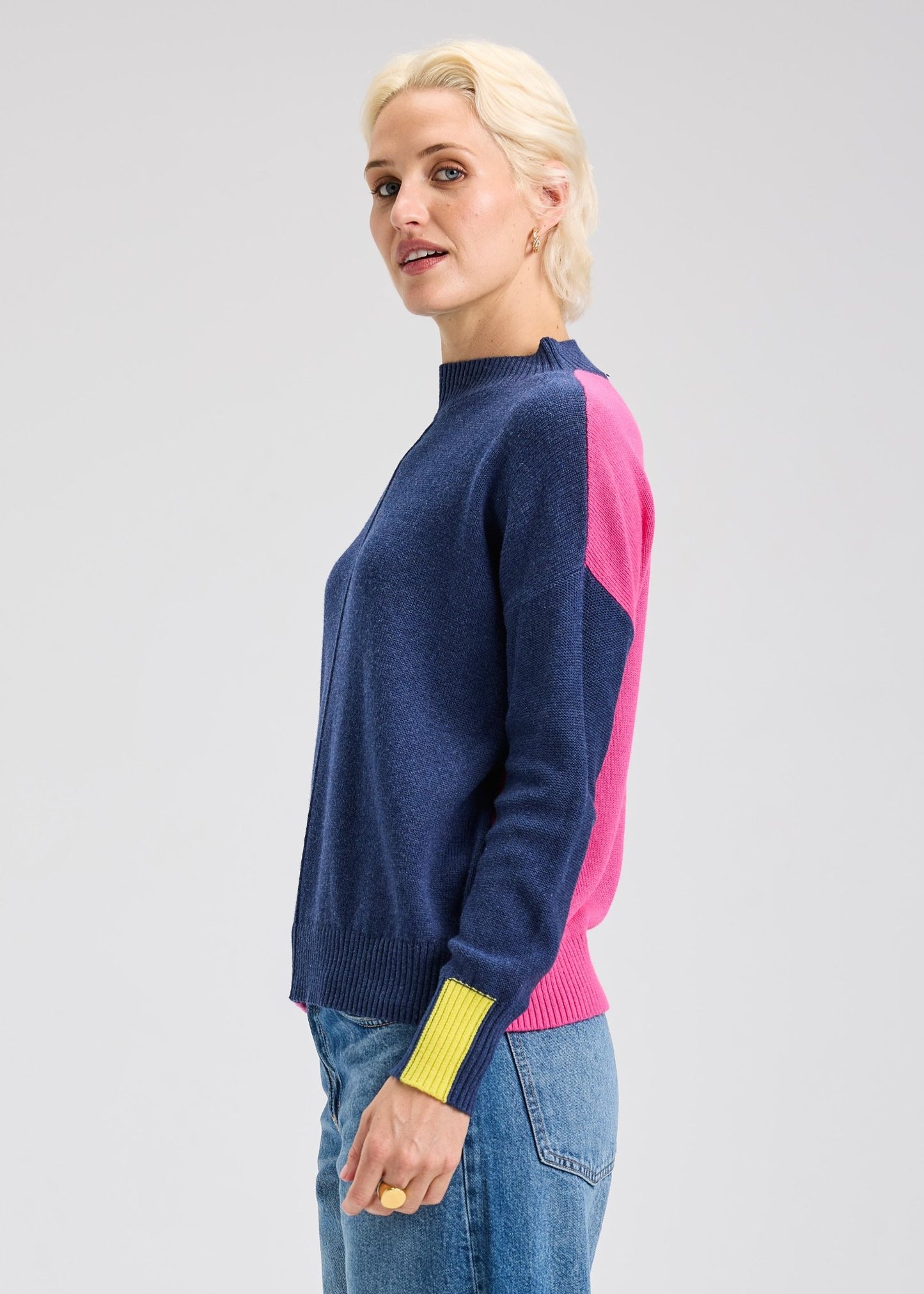 Zaket & Plover Colour Block SweaterSweatersPosh Boutique