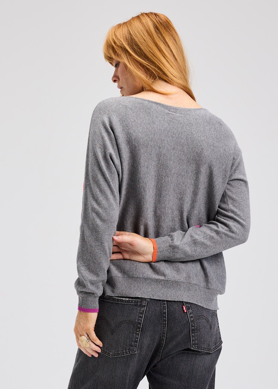 Zaket & Plover Hearts SweaterSweatersPosh Boutique