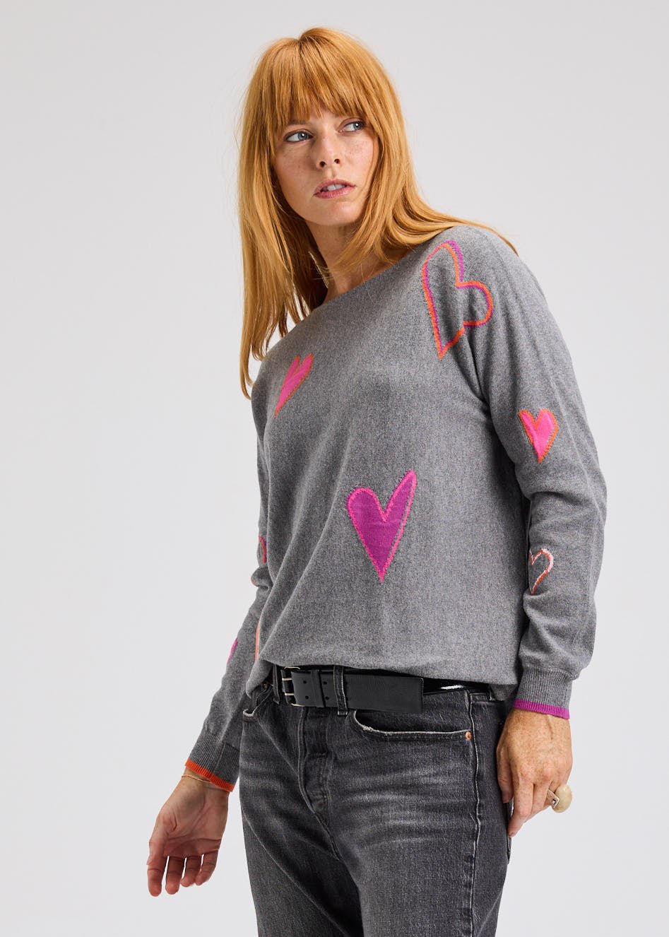 Zaket & Plover Hearts SweaterSweatersPosh Boutique