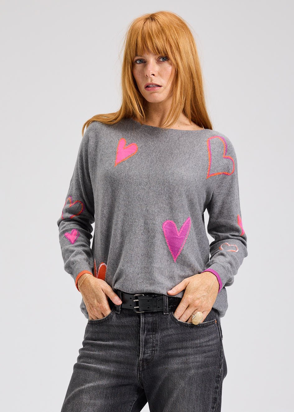 Zaket & Plover Hearts SweaterSweatersPosh Boutique