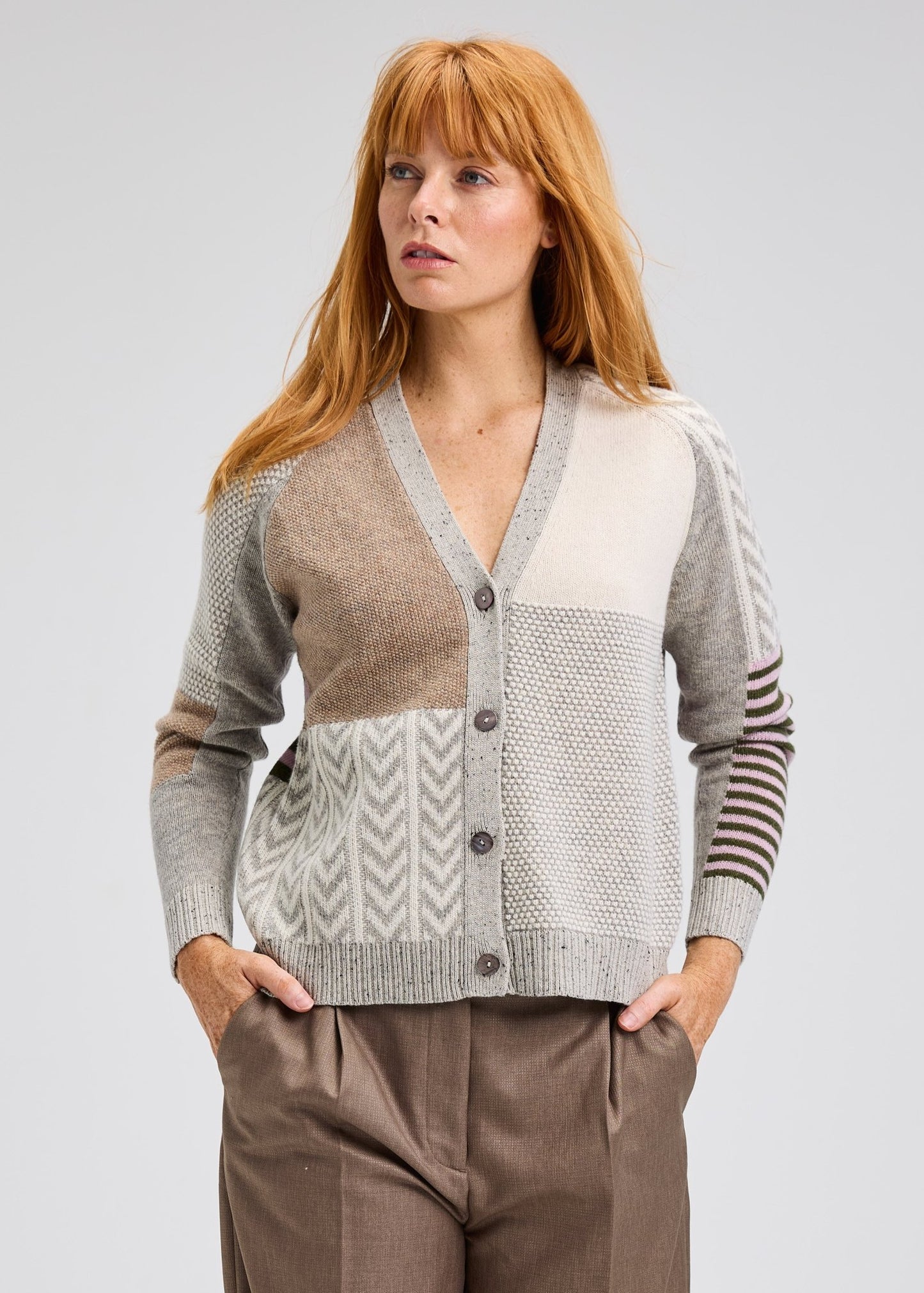 Zaket & Plover Marl Textured CardiSweatersPosh Boutique