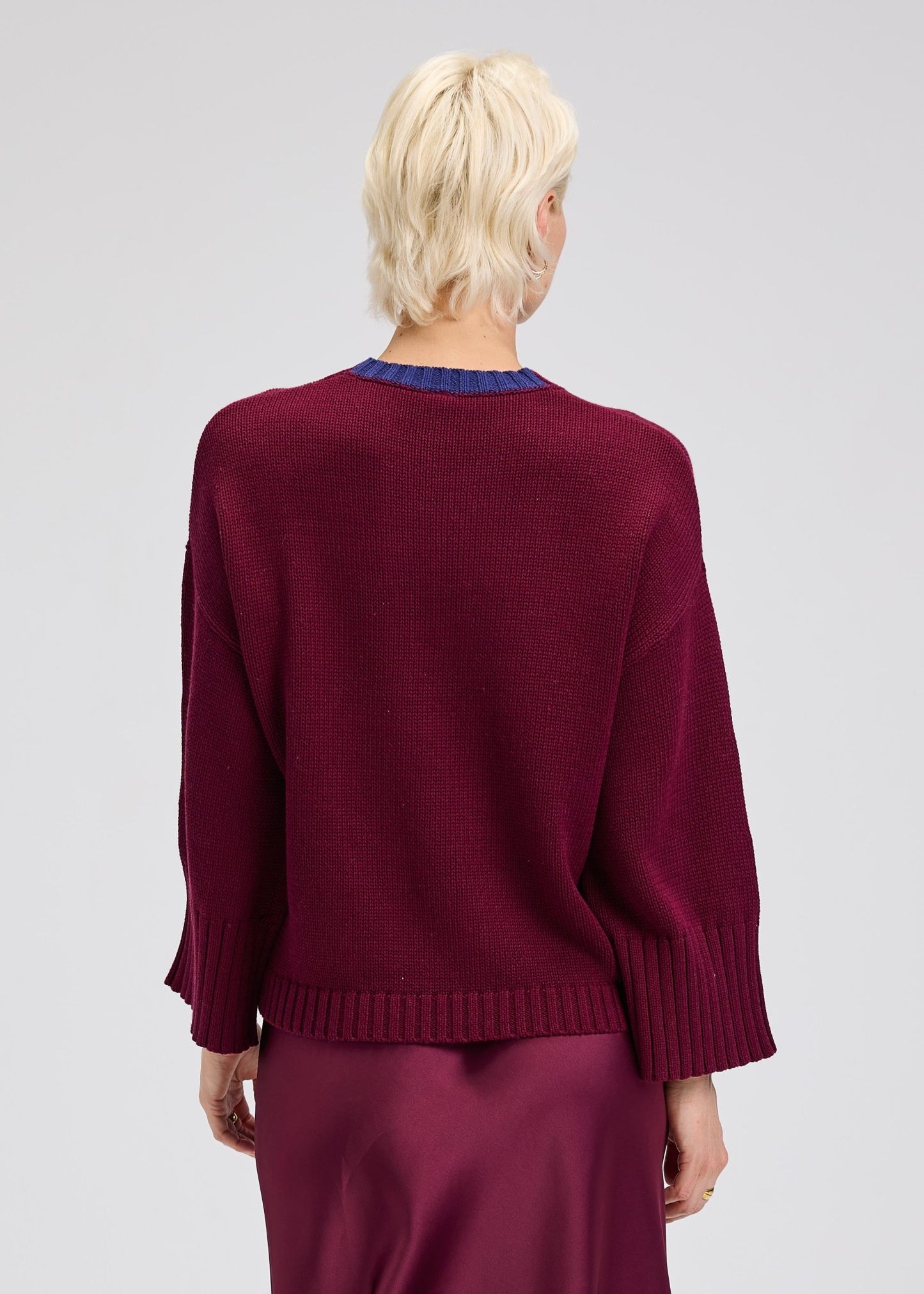Zaket & Plover Wide Sleeve CrewneckSweatersPosh Boutique