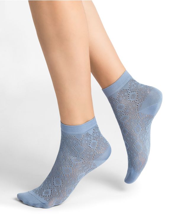 bleuforêt english lace silk socks 6332