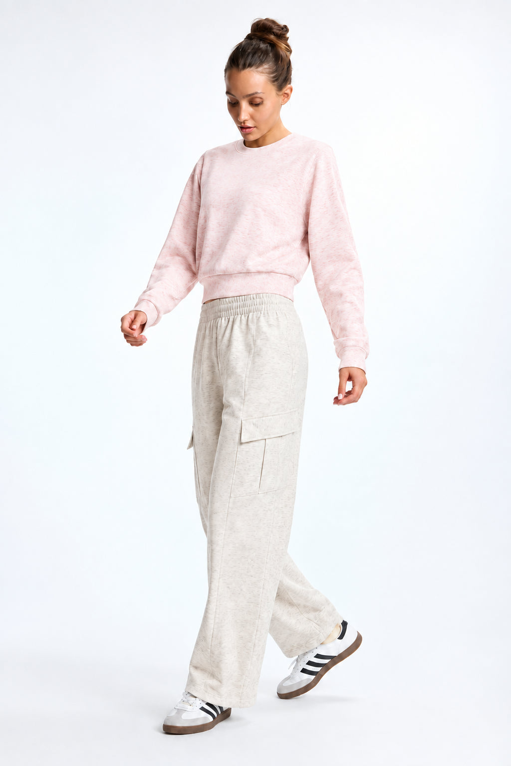 Dreamweave Pleated Crew Neck