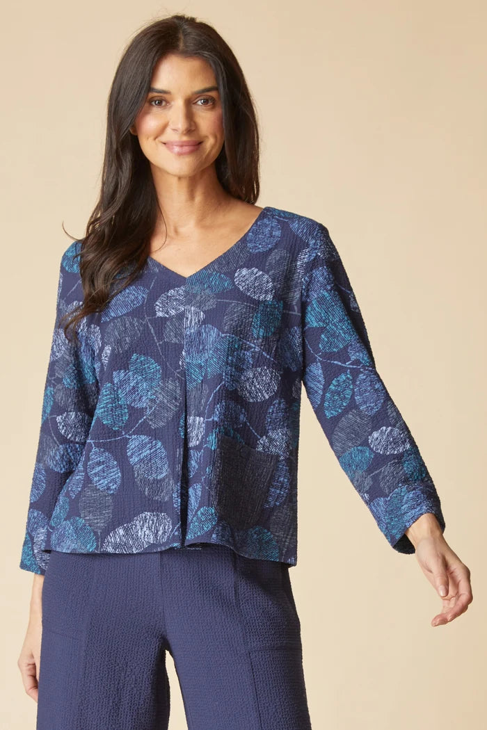 Crinkle Pleat Top