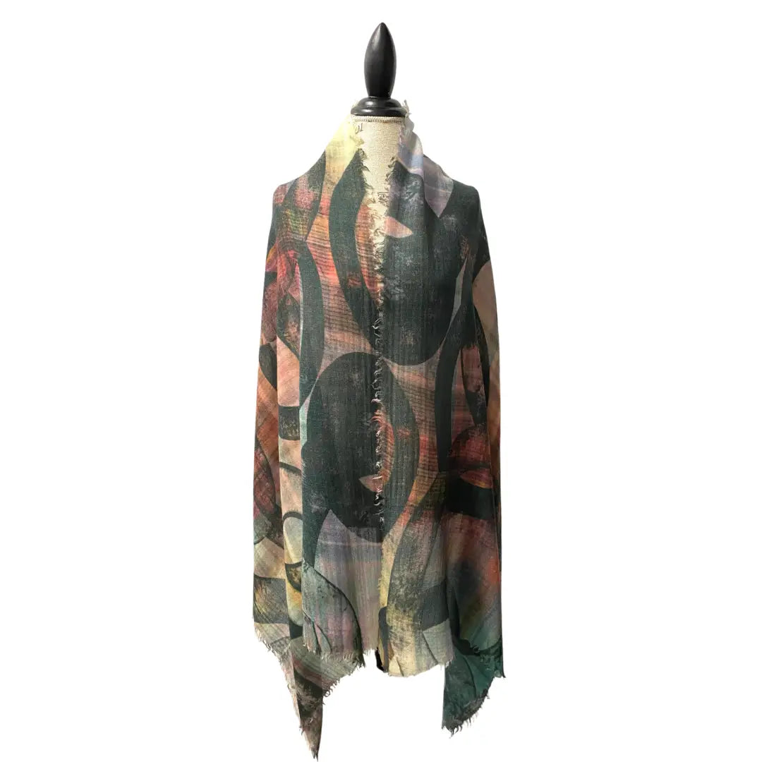 Graffiti Digital Print Scarf