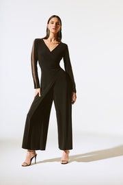 Joseph Ribkoff Mesh Knit Jumpsuit