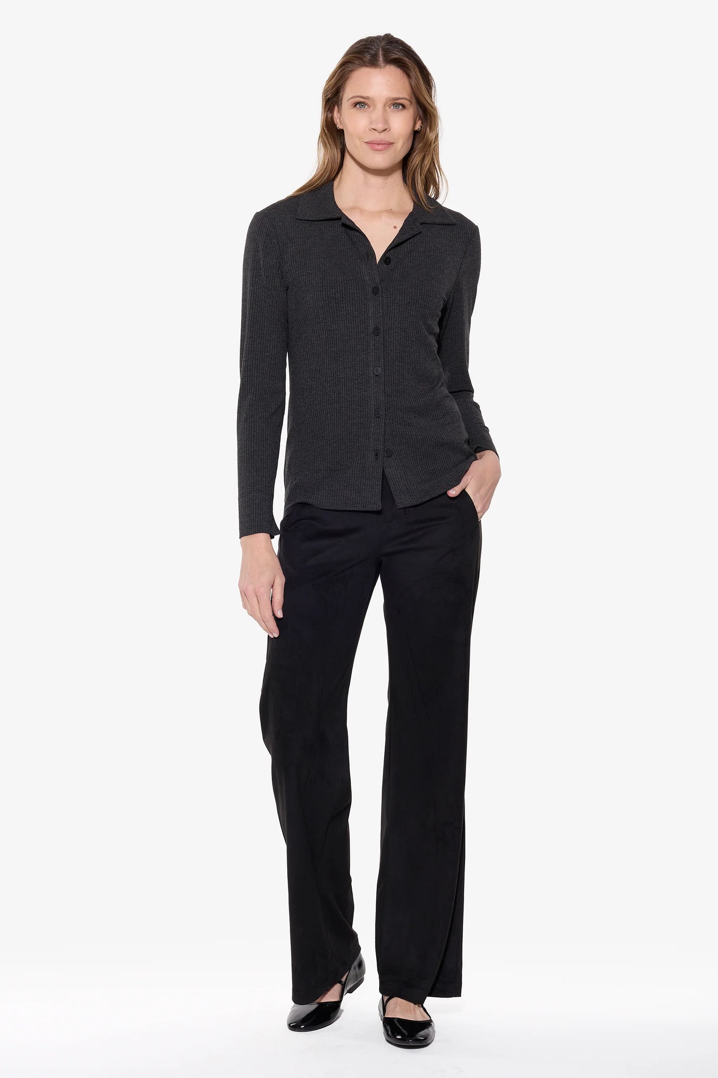 Essential Rib Knit Shirt