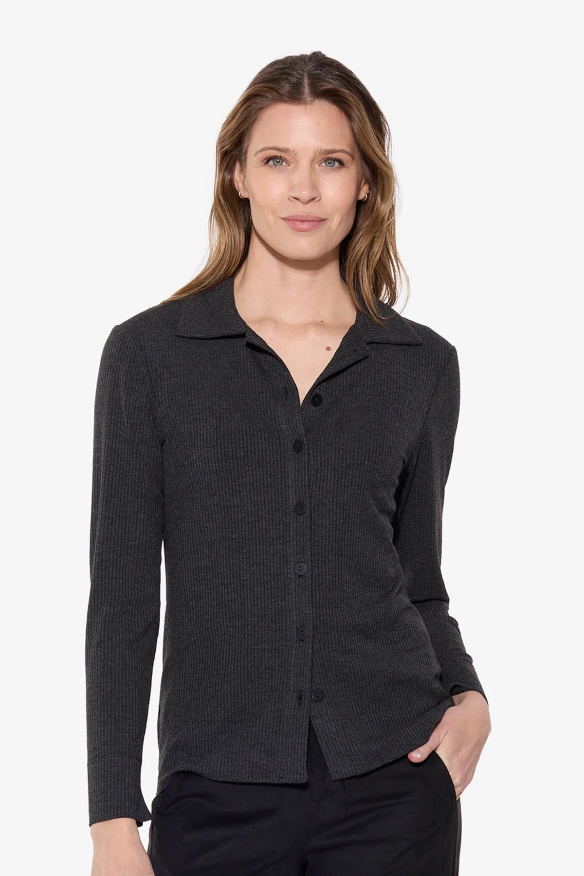 Essential Rib Knit Shirt