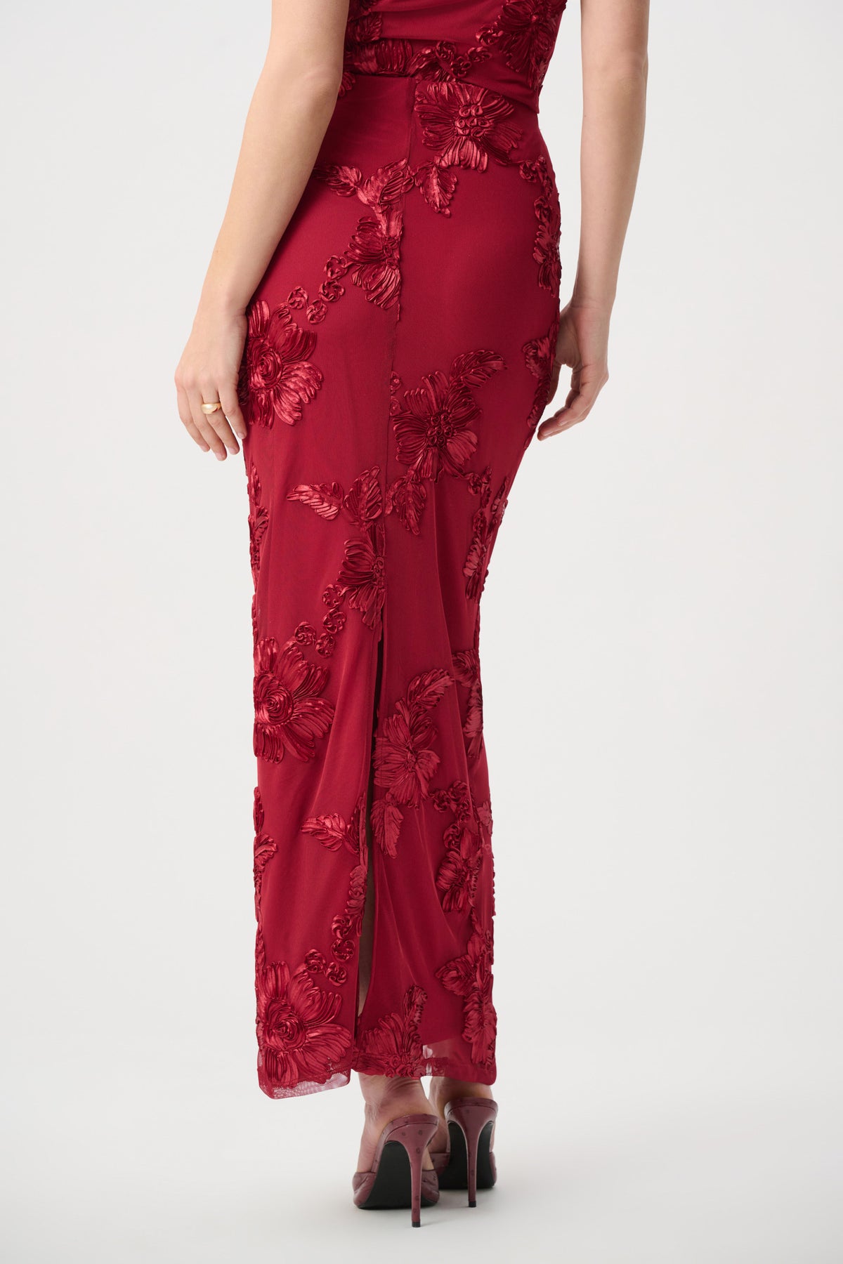 Embellished Maxi Skirt