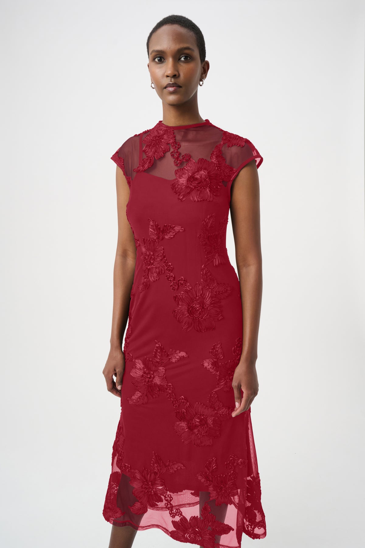 Embellished Trumpet Dress