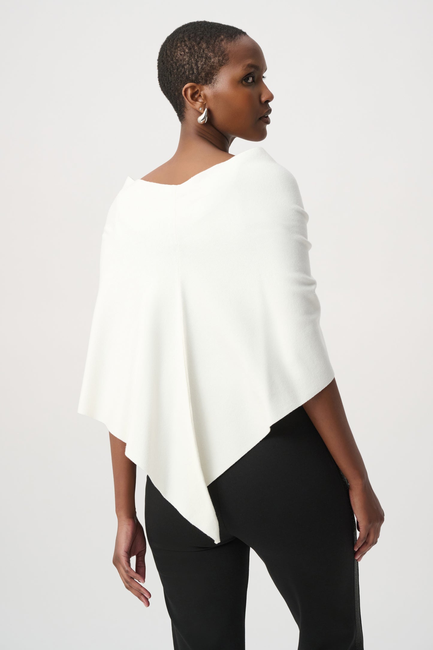 Faux Fur Draped Cover Up