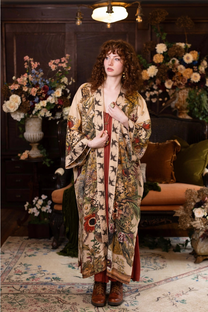 Golden Hour Duster Kimono Robe