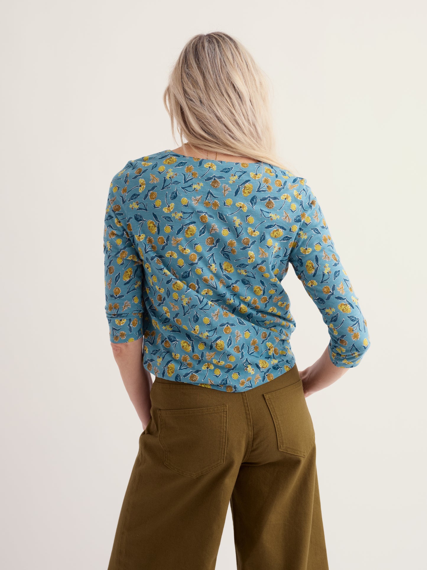 Studio Glass 3/4 Sleeve Top