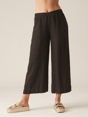 Posh Linen Crop Pant