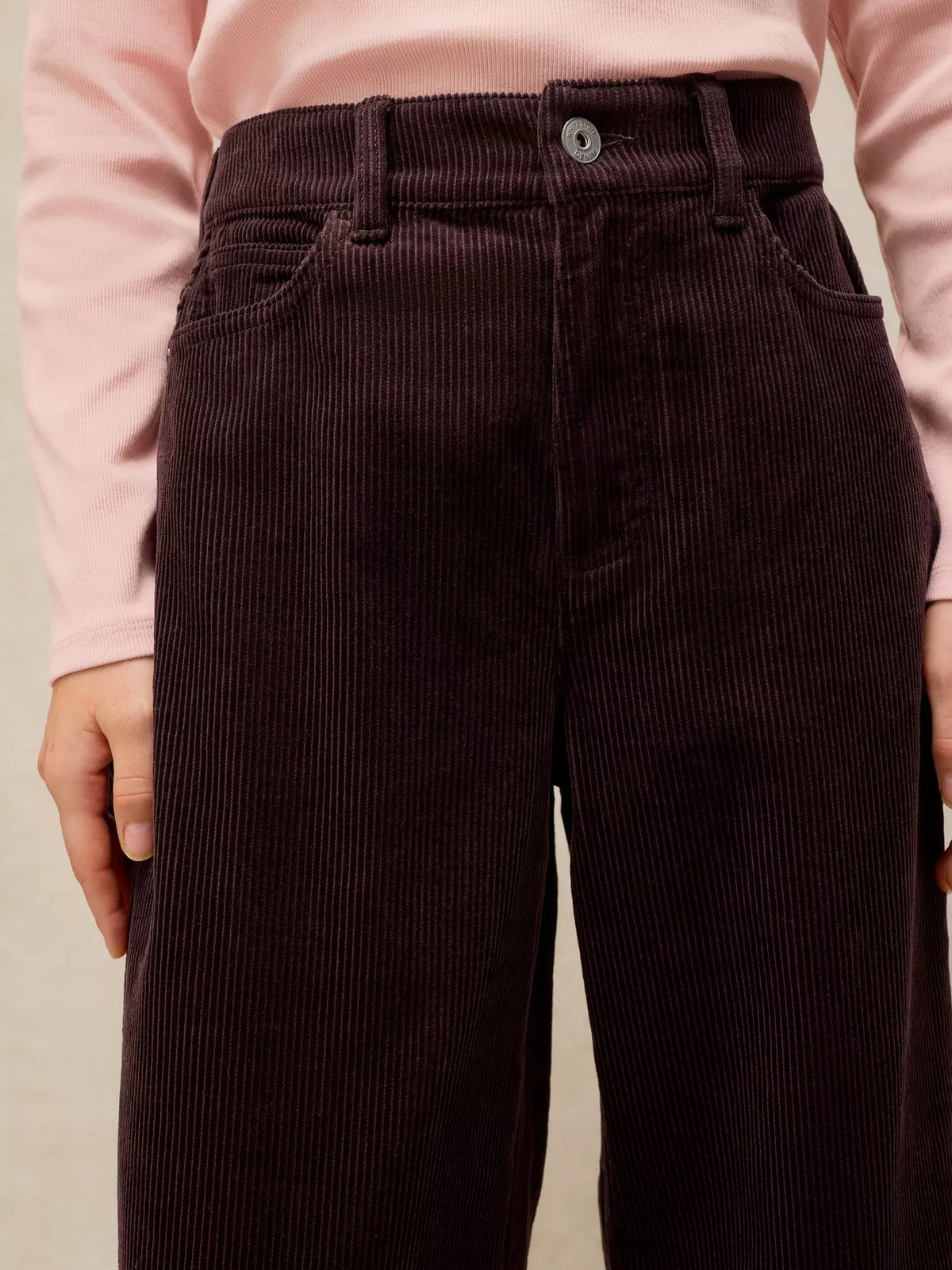 Ayla Wide Leg Chord Trouser