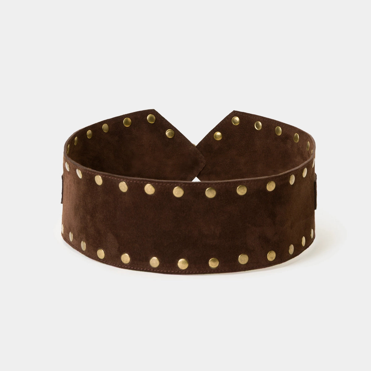 Suede Belt with Studs