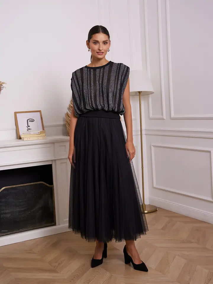 Black Tulle Skirt