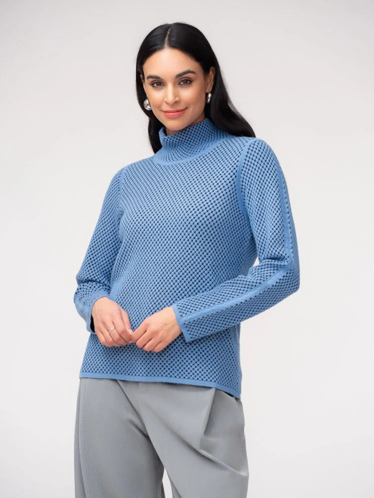 Contrast Bubble Sweater