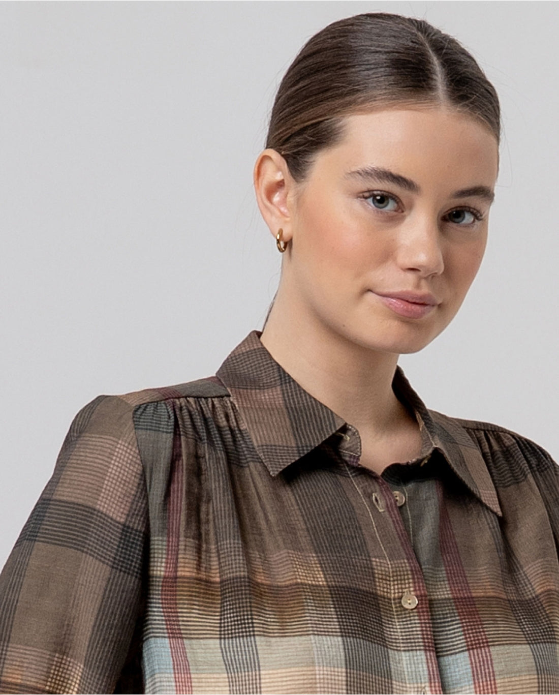 Checked Blouse