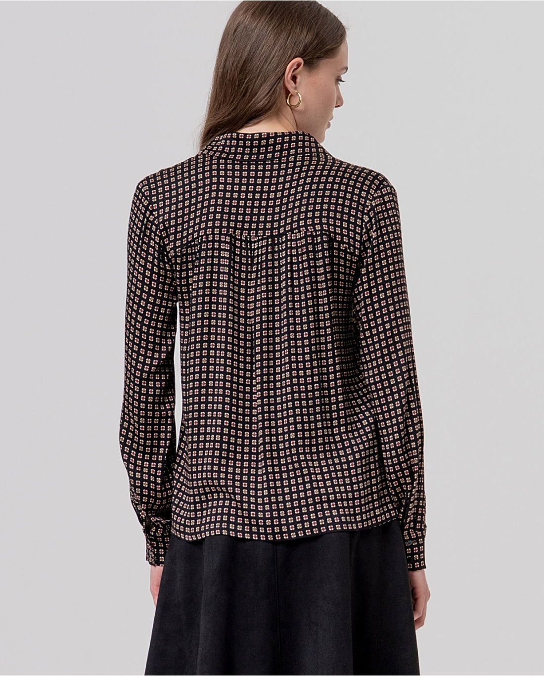 Rosette Foulard Print Shirt